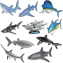 Amazon.co.jp: 動物フィギュア 海洋フィギュアセット 動物模型